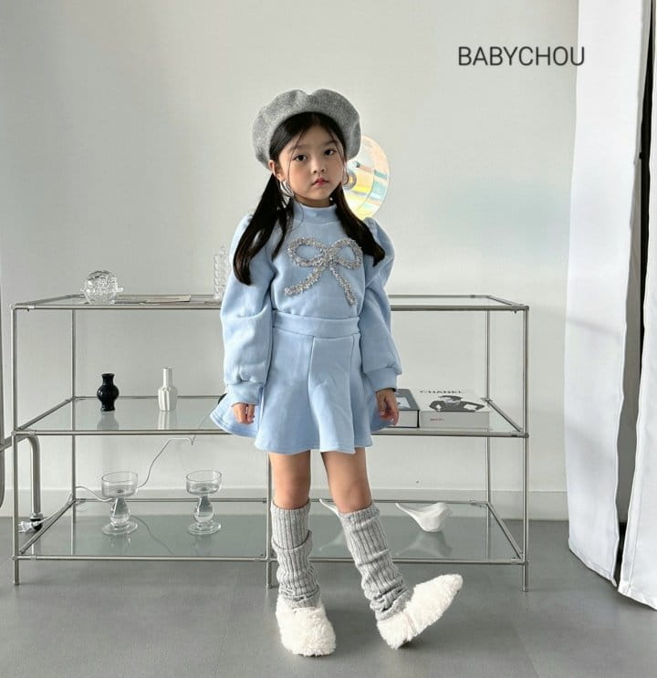 Babychou - Korean Children Fashion - #littlefashionista - Rolly Top Bottom Set - 10