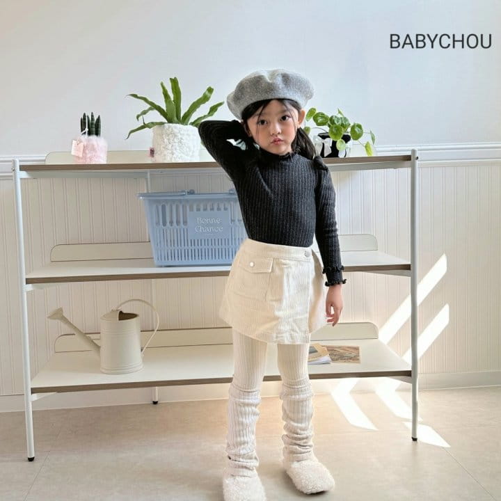 Babychou - Korean Children Fashion - #minifashionista - Cube Wrap Pants - 3
