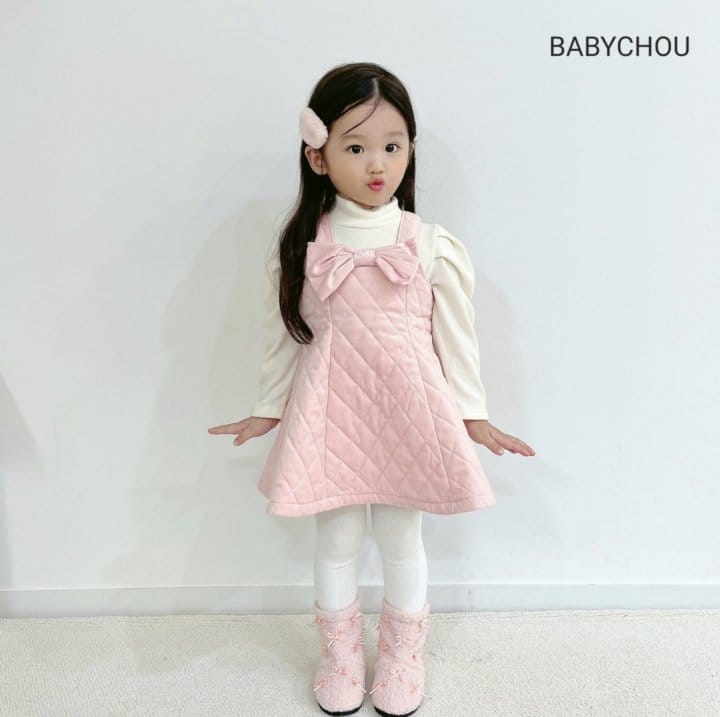 Babychou - Korean Children Fashion - #minifashionista - SNOw White One-piece - 2