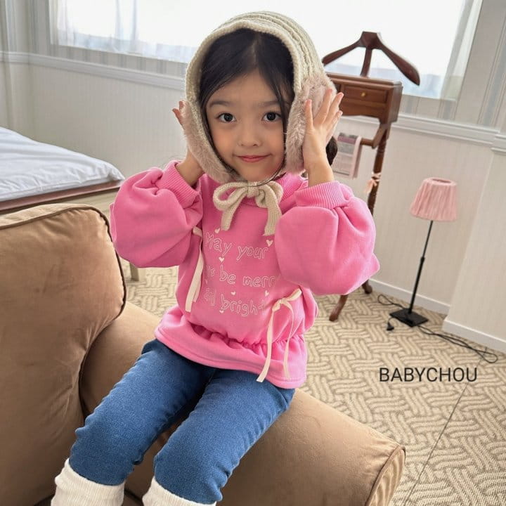 Babychou - Korean Children Fashion - #prettylittlegirls - Merry Sweatshirt - 11
