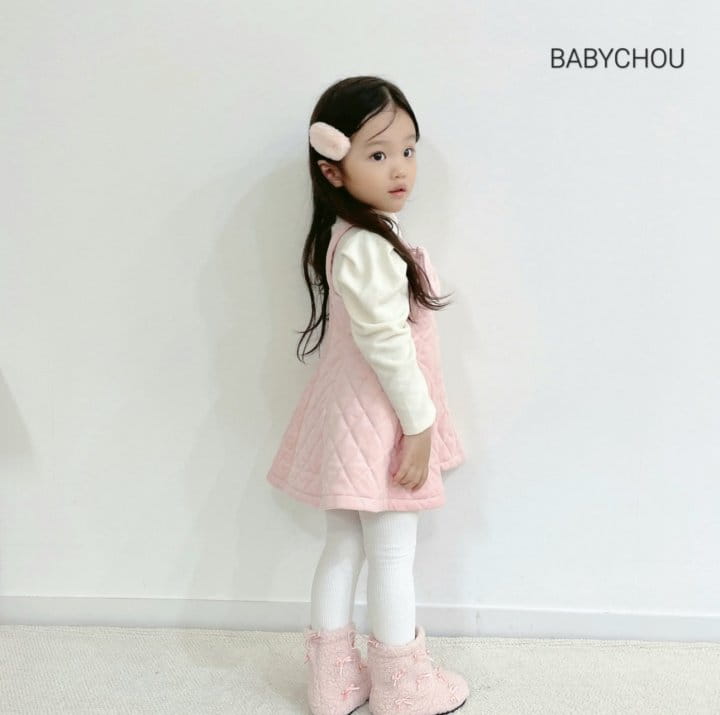 Babychou - Korean Children Fashion - #prettylittlegirls - SNOw White One-piece - 3