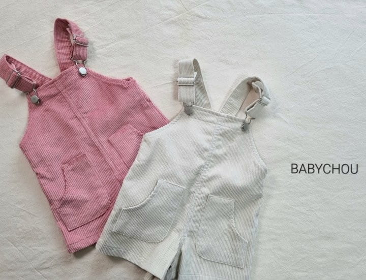 Babychou - Korean Children Fashion - #toddlerclothing - Baily Dungarees Pants