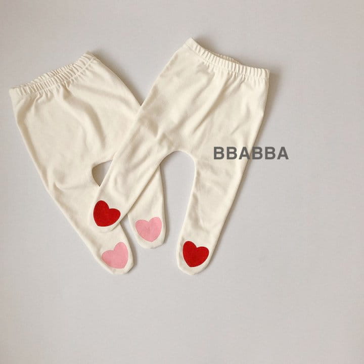 Bbabba - Korean Baby Fashion - #babyboutiqueclothing - Heart Leggings