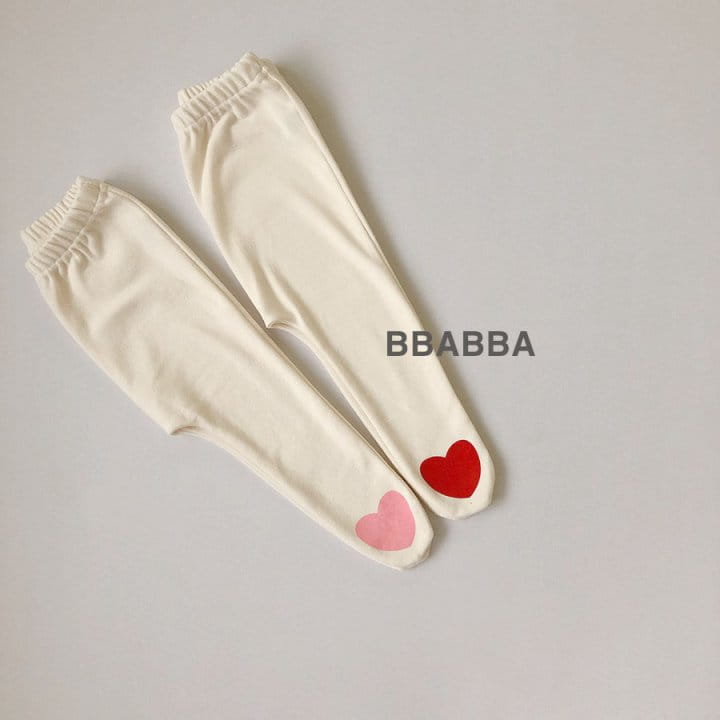 Bbabba - Korean Baby Fashion - #babyclothing - Heart Leggings - 2