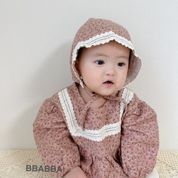 Bbabba - Korean Baby Fashion - #babywear - Evlyn Lace Bodysuit with Bonnet - 11