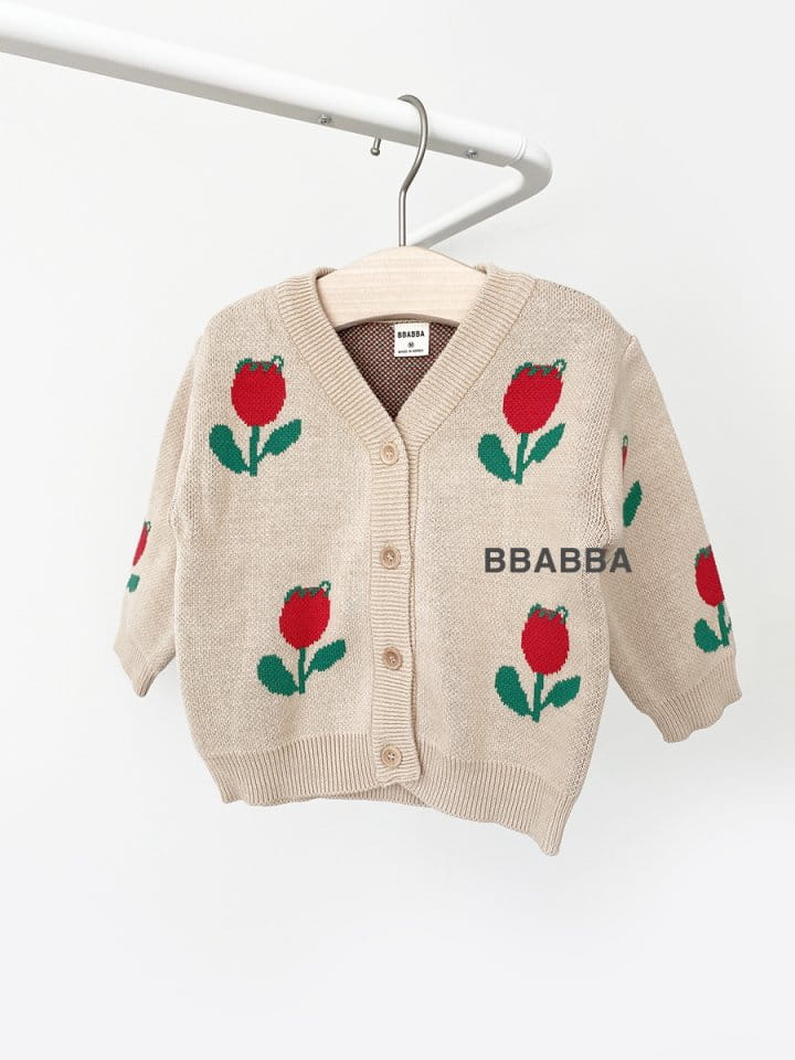 Bbabba - Korean Children Fashion - #childrensboutique - Tulip Knit Cardigan - 9