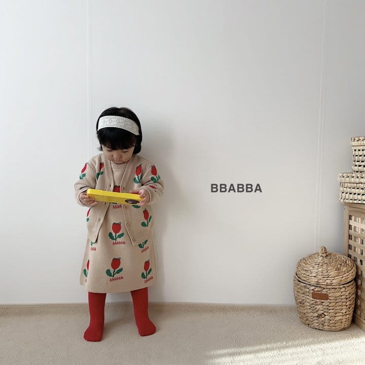 Bbabba - Korean Children Fashion - #stylishchildhood - Tulip Knit Cardigan - 7