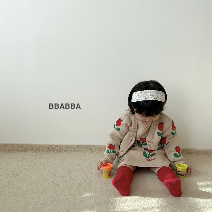 Bbabba - Korean Children Fashion - #toddlerclothing - Tulip Knit Cardigan - 6