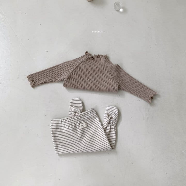 Bebe Holic - Korean Baby Fashion - #babyboutiqueclothing - Terry Rib Tee - 8