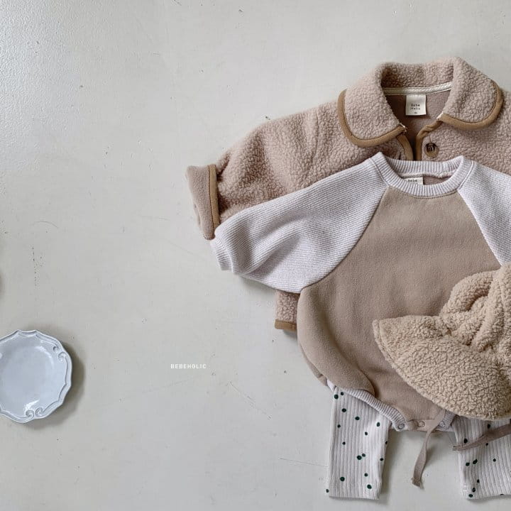Bebe Holic - Korean Baby Fashion - #babyboutique - Bear Knit Bodysuit - 4