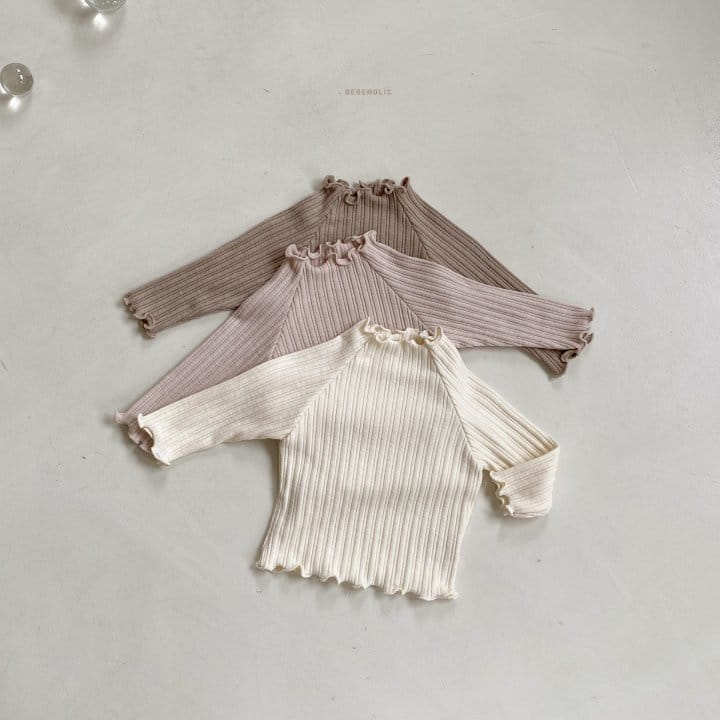 Bebe Holic - Korean Baby Fashion - #babyfashion - Terry Rib Tee - 10