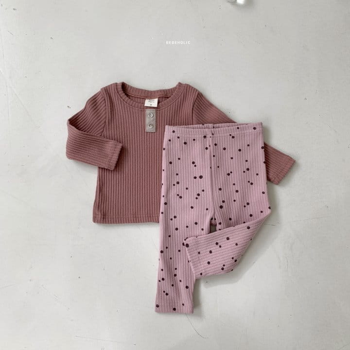 Bebe Holic - Korean Baby Fashion - #babyfashion - Button Tee - 9
