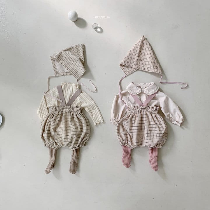 Bebe Holic - Korean Baby Fashion - #babyfashion - Goose Bonnet Set - 2