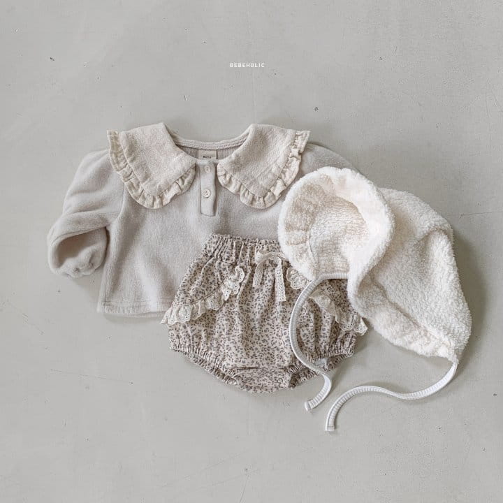 Bebe Holic - Korean Baby Fashion - #babylifestyle - Collar Knit Blouse - 4