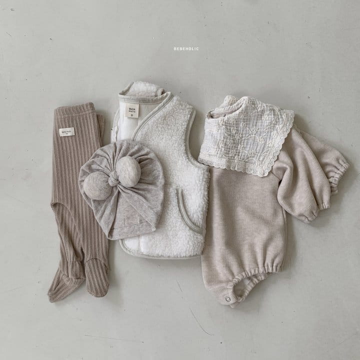 Bebe Holic - Korean Baby Fashion - #babyoutfit - Square Bodysuit - 4