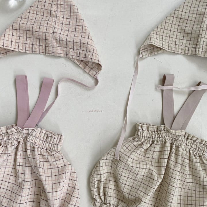 Bebe Holic - Korean Baby Fashion - #babyoutfit - Goose Bonnet Set - 9
