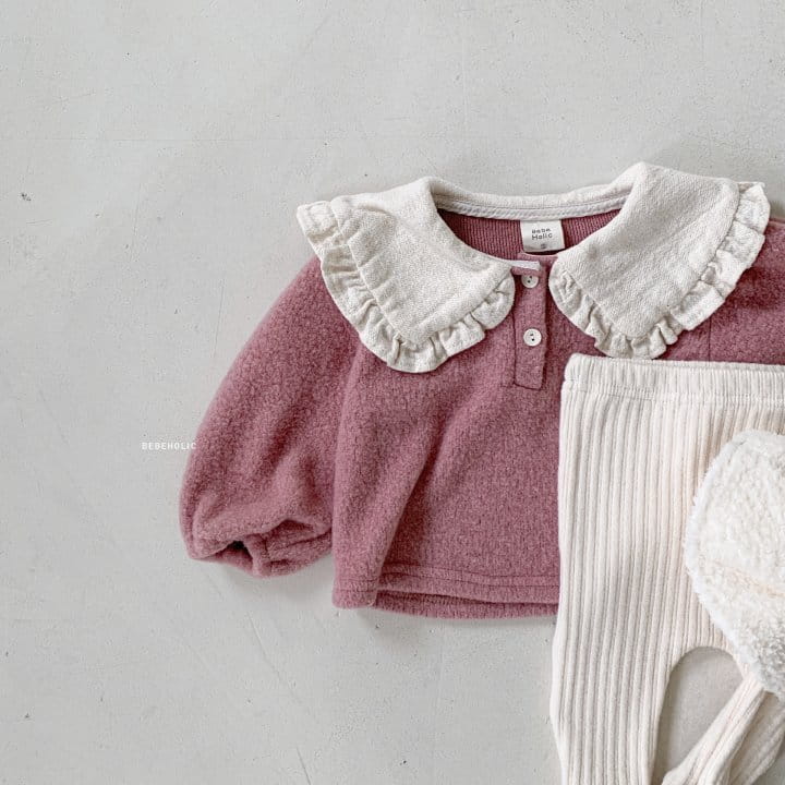 Bebe Holic - Korean Baby Fashion - #babyoutfit - Collar Knit Blouse - 7