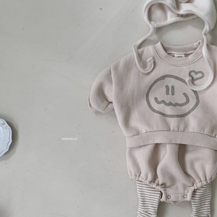 Bebe Holic - Korean Baby Fashion - #babyoutfit - Heart Smile Set - 6