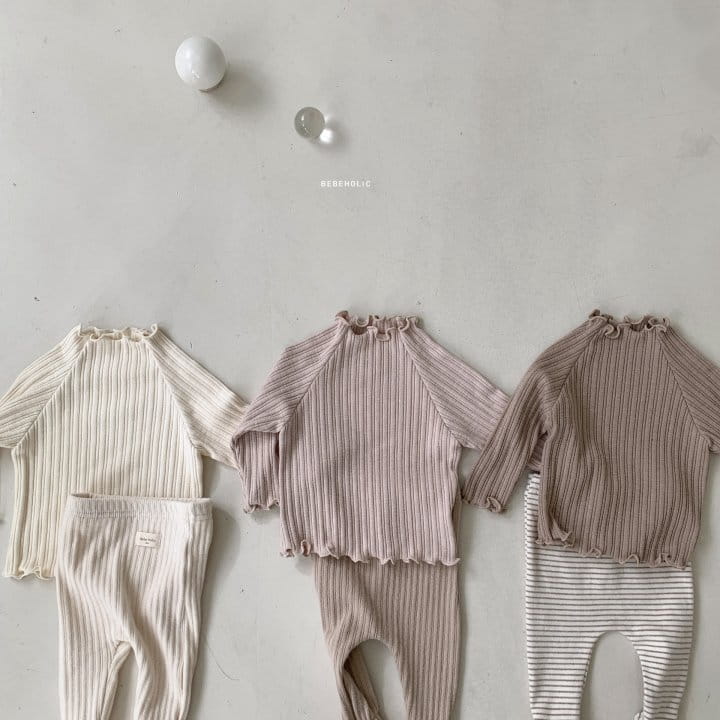 Bebe Holic - Korean Baby Fashion - #babywear - Terry Rib Tee - 3