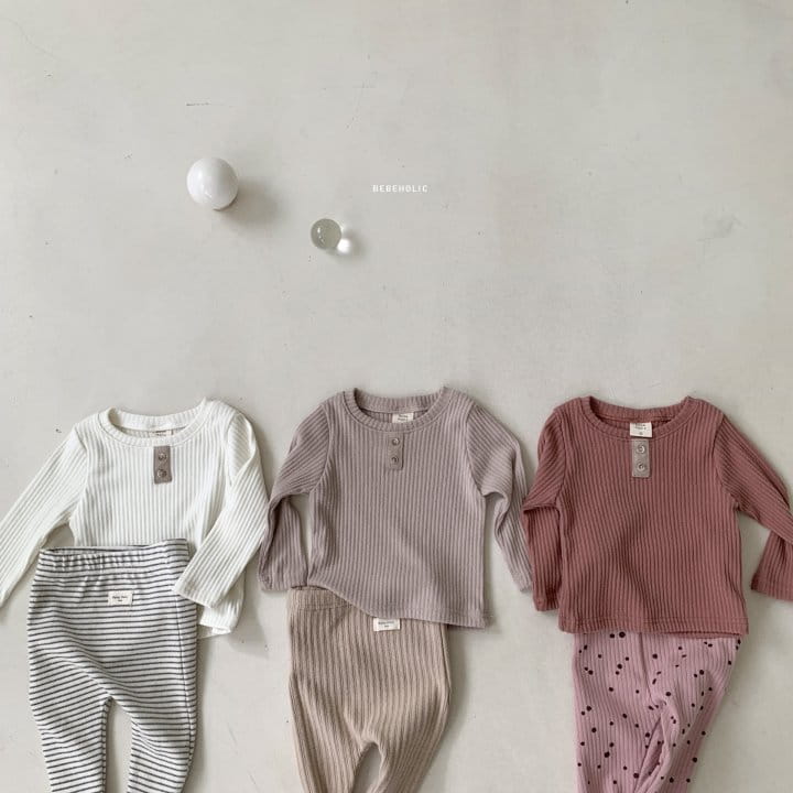 Bebe Holic - Korean Baby Fashion - #babywear - Button Tee - 2