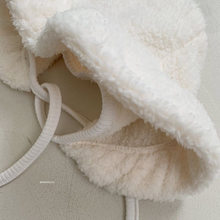 Bebe Holic - Korean Baby Fashion - #babywear - Fleece Frill Bonnet - 5