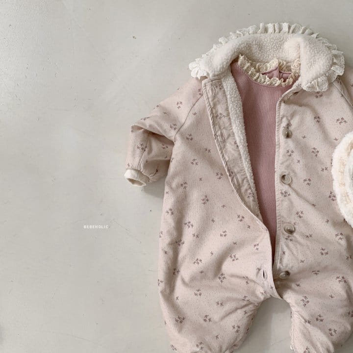 Bebe Holic - Korean Baby Fashion - #onlinebabyboutique - Uni Collar Pdding Bodysuit - 9