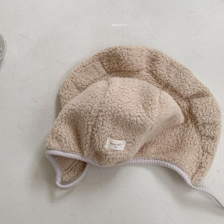 Bebe Holic - Korean Baby Fashion - #onlinebabyshop - Fleece Frill Bonnet - 7