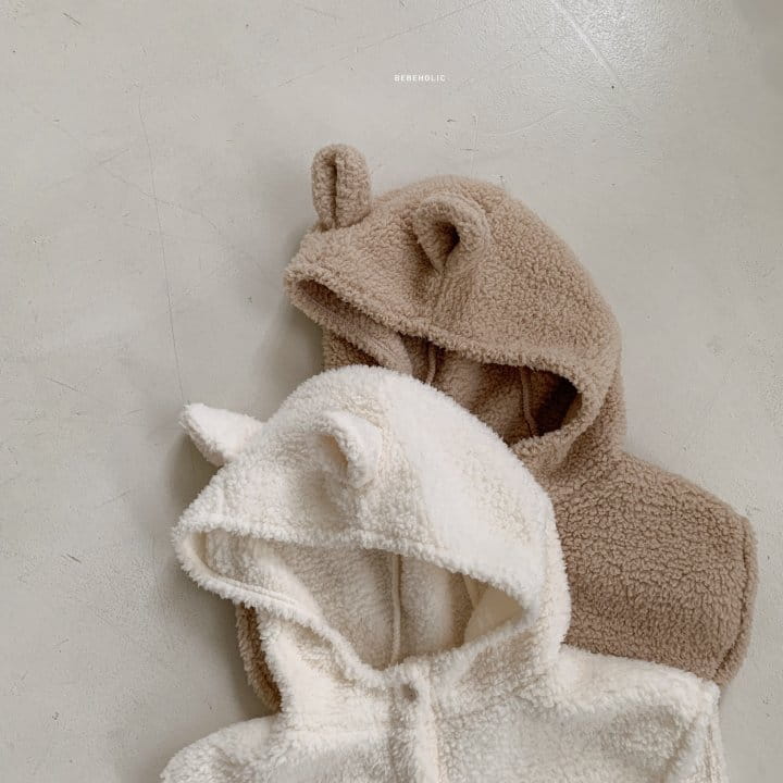Bebe Holic - Korean Baby Fashion - #onlinebabyboutique - Bear Hoody Warmer - 4