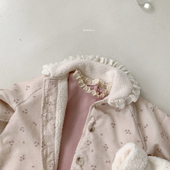 Bebe Holic - Korean Baby Fashion - #onlinebabyshop - Uni Collar Pdding Bodysuit - 10