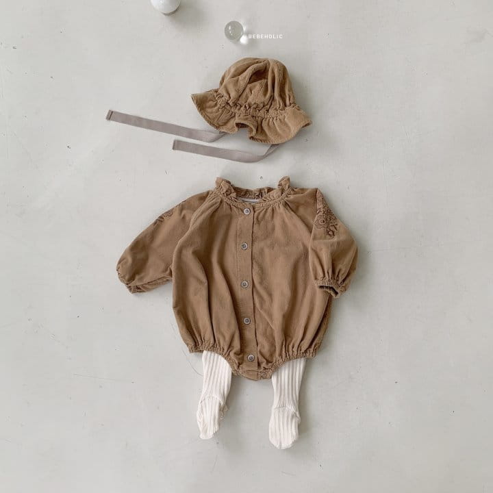 Bebe Holic - Korean Baby Fashion - #onlinebabyshop - Hadi Embroidery Bodysuit - 8