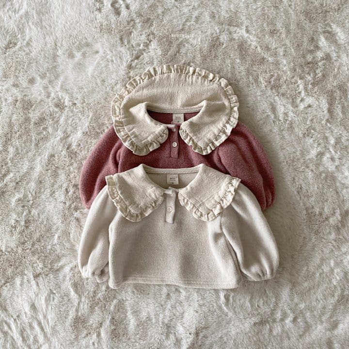 Bebe Holic - Korean Baby Fashion - #onlinebabyshop - Collar Knit Blouse - 10