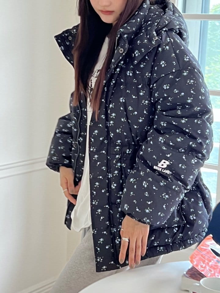 Bricklane - Korean Women Fashion - #womensfashion - Flower Boxy Jacket - 4