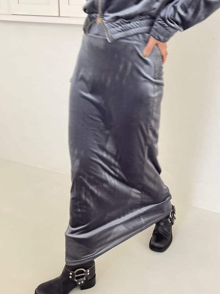 Bricklane - Korean Women Fashion - #womensfashion - Velvet Skirt - 10