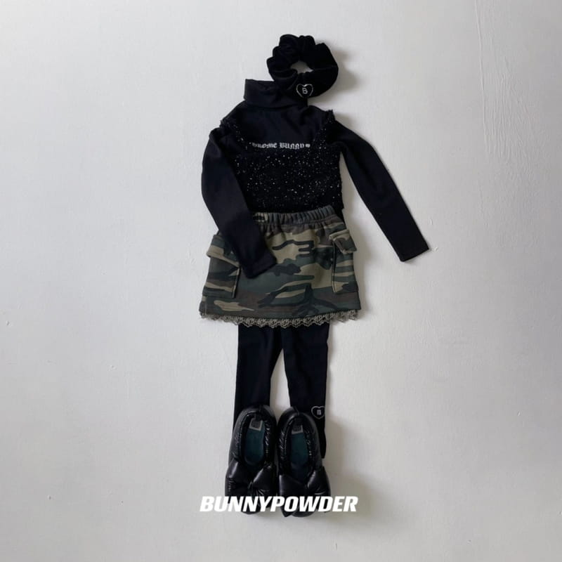 Bunny Powder - Korean Children Fashion - #childrensboutique - Crom Turtleneck Tee with Mom - 12