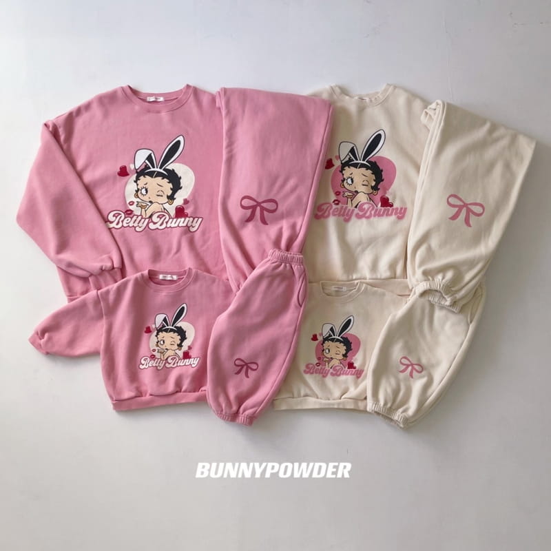 Bunny Powder - Korean Children Fashion - #kidsshorts - Berry Birdie Sweatshirt with Mom - 11