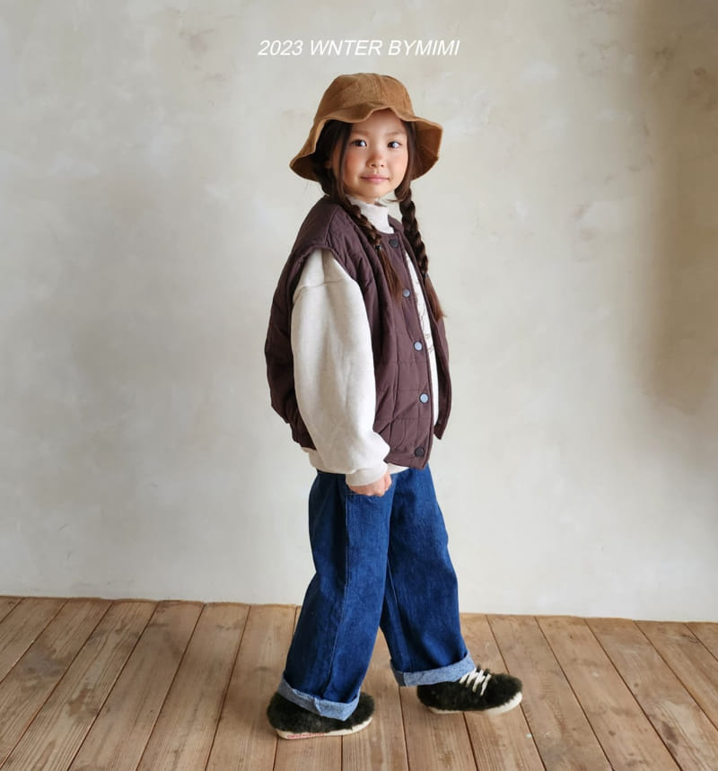 Bymimi - Korean Children Fashion - #kidzfashiontrend - Tami Quilting Vest - 4