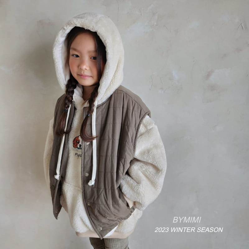 Bymimi - Korean Children Fashion - #childofig - Tami Quilting Vest - 12