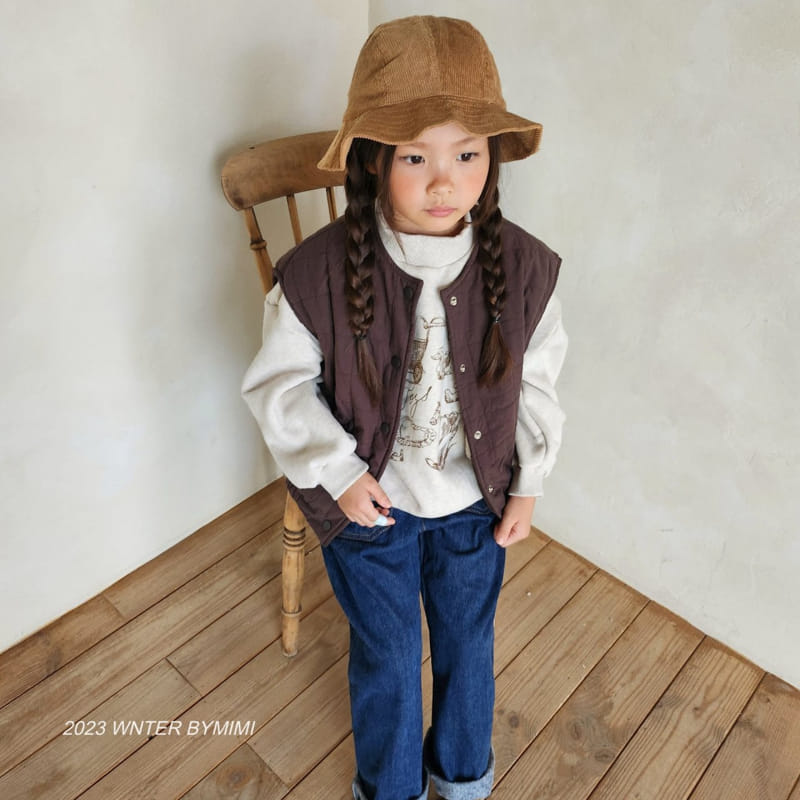 Bymimi - Korean Children Fashion - #kidsstore - Tami Quilting Vest - 2