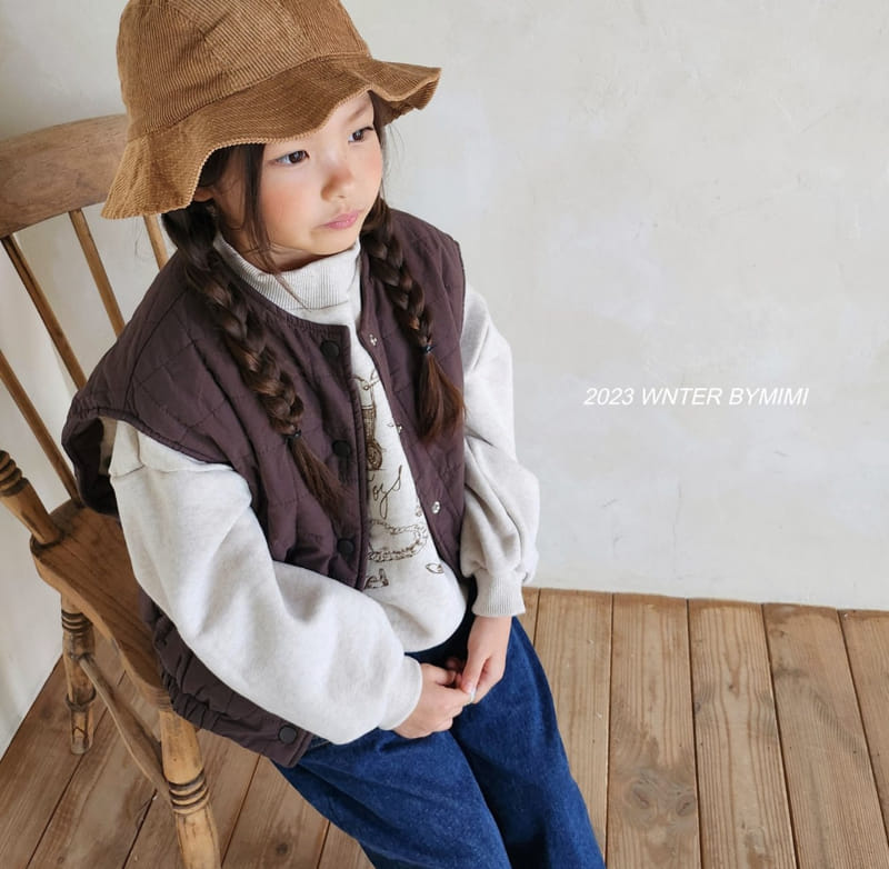 Bymimi - Korean Children Fashion - #kidzfashiontrend - Tami Quilting Vest - 3