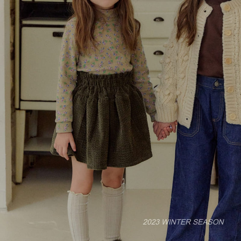 Bymimi - Korean Children Fashion - #littlefashionista - Olive Tee - 12