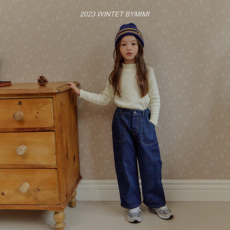 Bymimi - Korean Children Fashion - #littlefashionista - Winter Fleece Jeans - 9