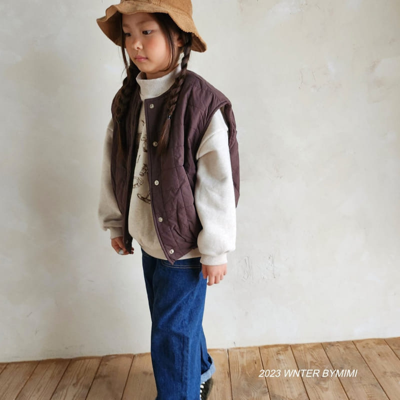 Bymimi - Korean Children Fashion - #littlefashionista - Tami Quilting Vest - 5