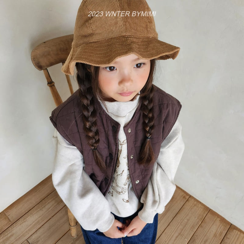 Bymimi - Korean Children Fashion - #minifashionista - Tami Quilting Vest - 7