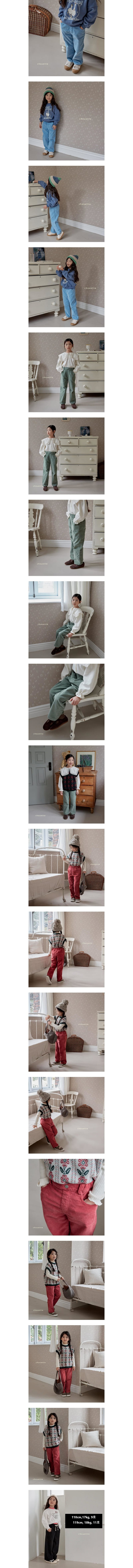 Chouette - Korean Children Fashion - #childrensboutique - Fleece Rib Pants