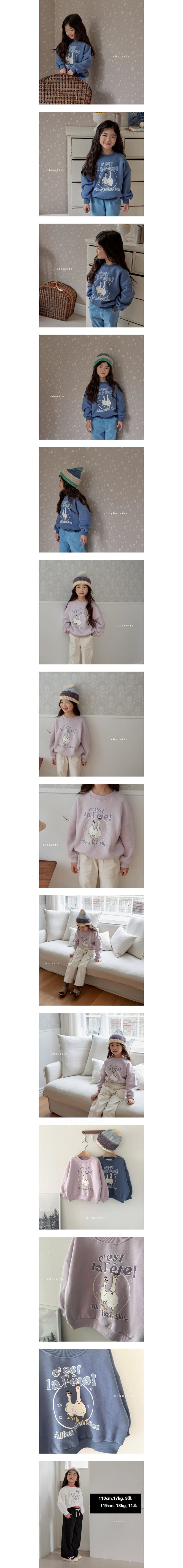 Chouette - Korean Children Fashion - #kidsstore - Duck Sweatshirt