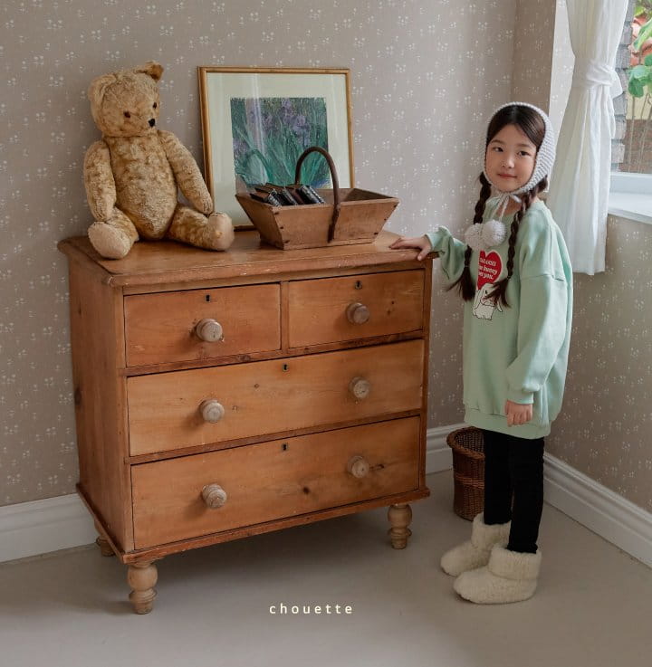 Chouette - Korean Children Fashion - #littlefashionista - Rabbit Heart Sweatshirt - 5
