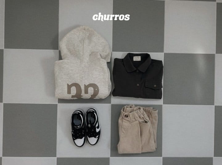 Churros - Korean Children Fashion - #Kfashion4kids - Point Button Shirt - 6