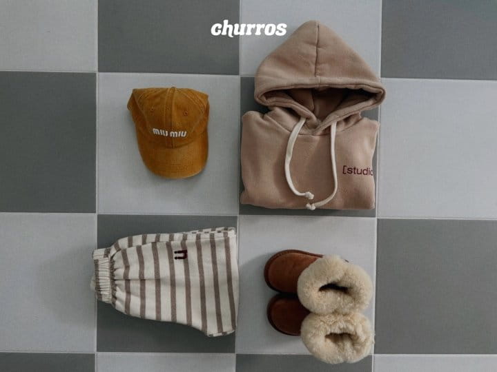 Churros - Korean Children Fashion - #kidzfashiontrend - U Stropes Pants - 4