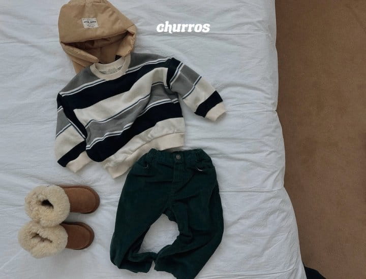 Churros - Korean Children Fashion - #childofig - Denggang Sweatshirt - 3