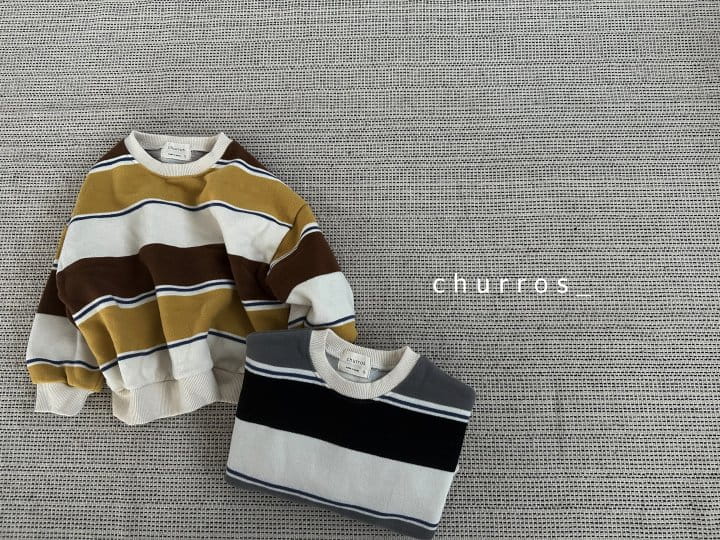 Churros - Korean Children Fashion - #childofig - Denggang Sweatshirt - 4